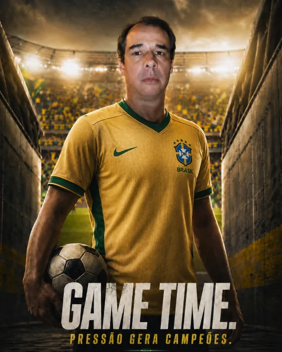 Foto temática de futebol com IA