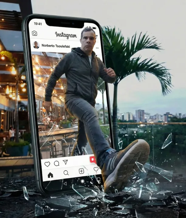 Totem de fotos para ativações promocionais