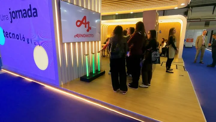Tubos Touchless na Ajinomoto — registro 3